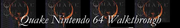 Quake N64 walkthrough logo